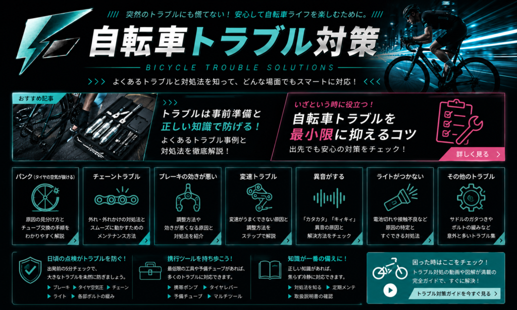 自転車トラブル対策